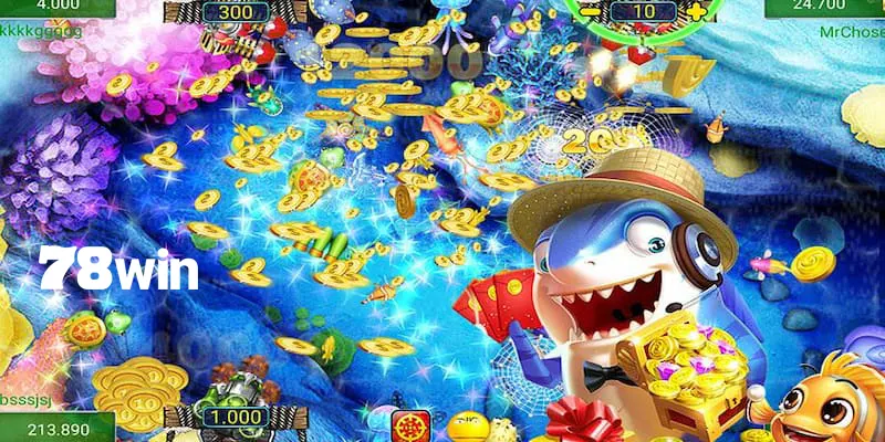 Bắn Cá Thẻ Cào 78WIN - Sân Chơi Săn Thưởng Đỉnh Cao 4 Giao diện mới mẻ và sống động tạo cảm giác hứng thú cho người chơi